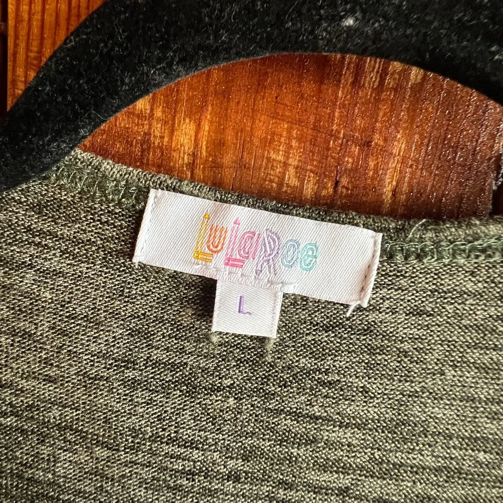 LuLaRoe Olive Green Cardigan - Picture 2 of 5